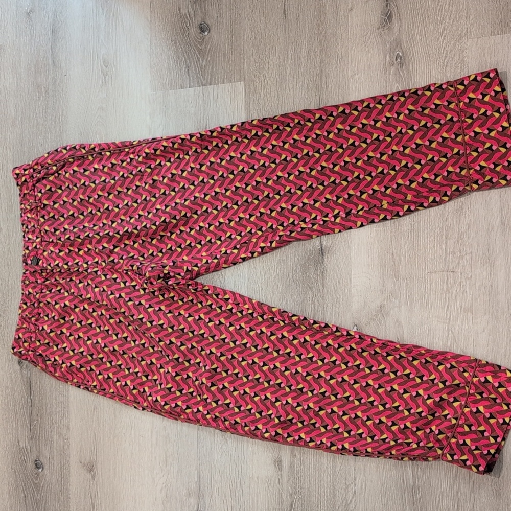 Spring Special..J. Crew Silk Geometric Pants..Size 0